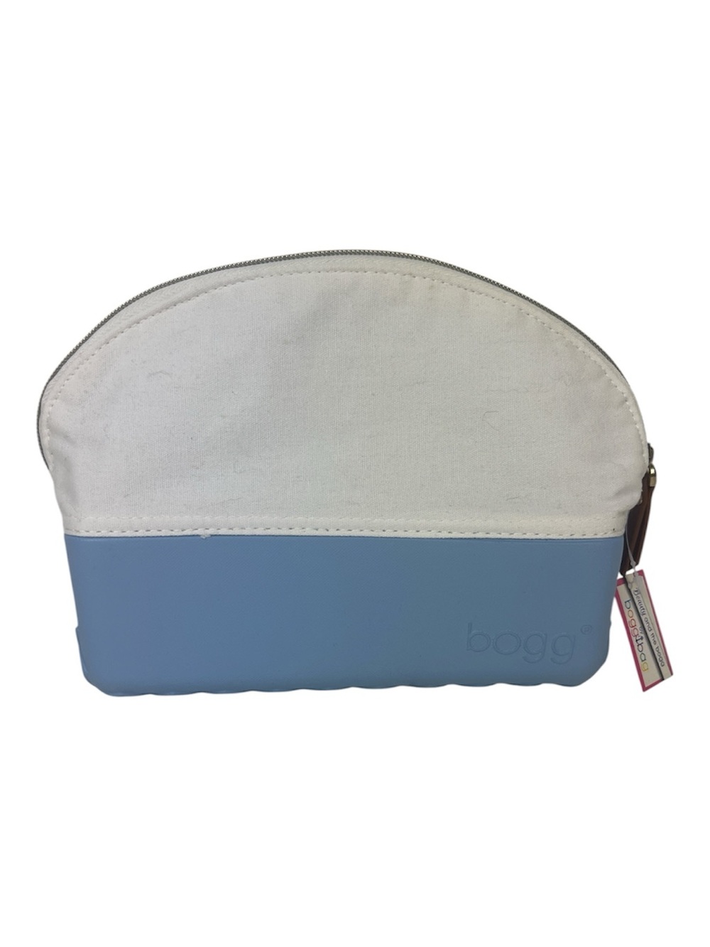 BOGG Makeup Bag Light Blue & White NWT - Picture 2 of 9